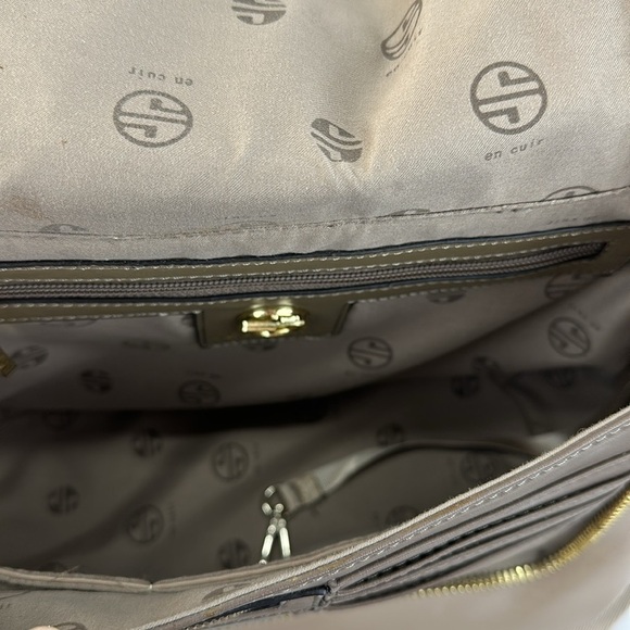 Segolene En Cuir Two Tone Shoulder/Crossbody Bag - Picture 6 of 14